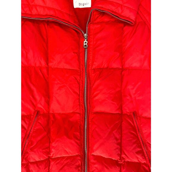 Bogner Women's Quilted Red Goose Down Filled Puffer Ski Snow Jacket Size 42/XL - Picture 2 of 15